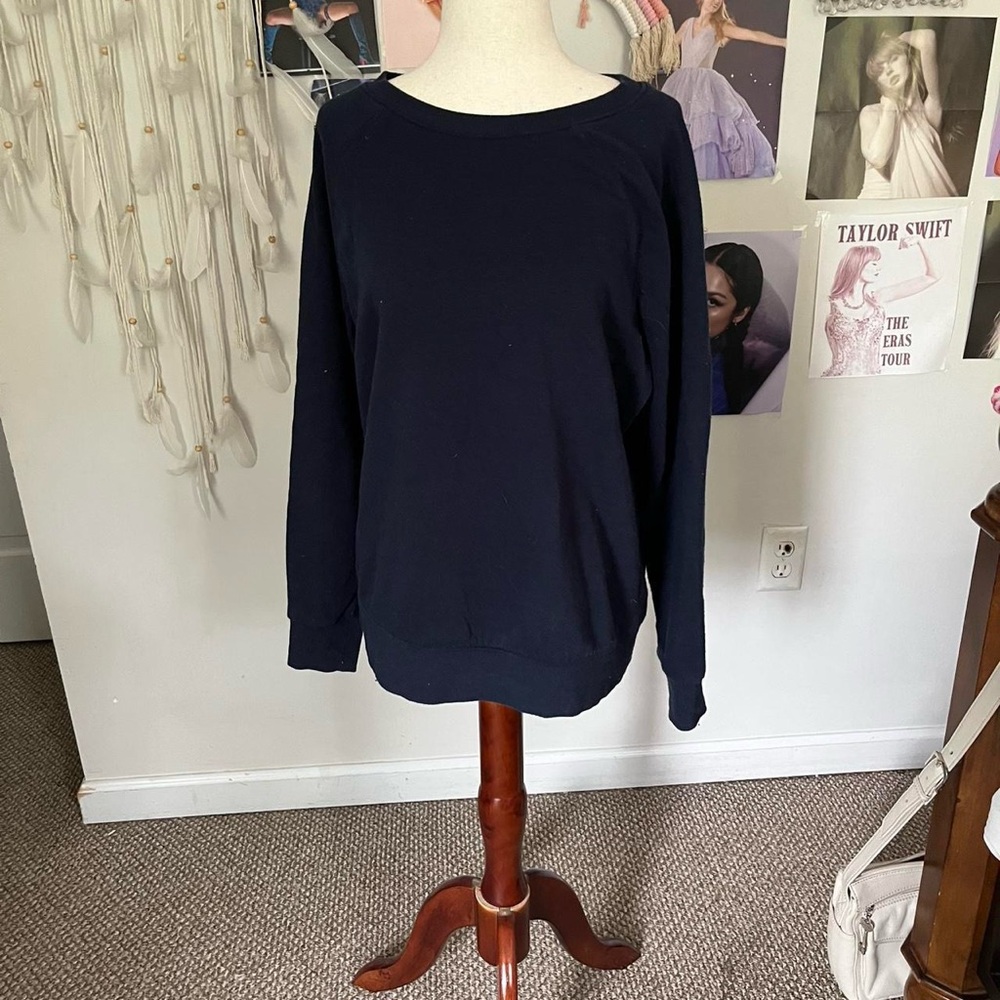 Athletic Works Dark Blue Crewneck Sweater